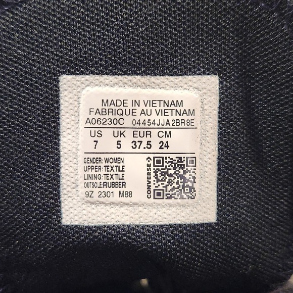 Converse Chuck Taylor All Star High Top Shoes Womens Size 7 Floral Canvas Print - Picture 13 of 16